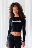 CROPPED GRIND LOGO LONG SLEEVE