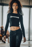 CROPPED GRIND LOGO LONG SLEEVE
