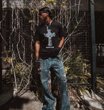 CONCRETE CRUCIFIX TEE