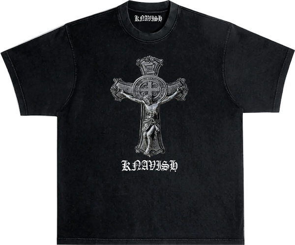 CONCRETE CRUCIFIX TEE
